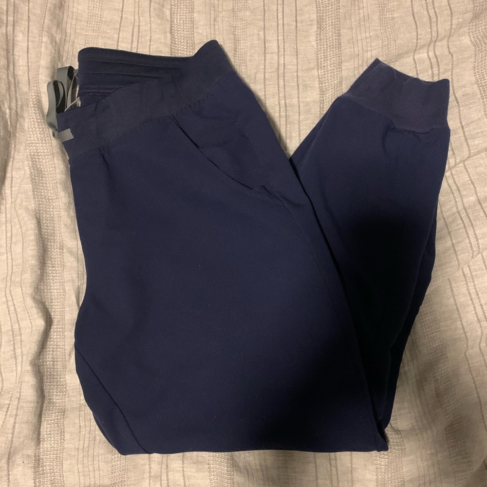 COPY - FIGS ZAMORA Navy Jogger Scrub Pants